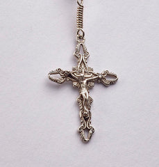 Pocket Communion Rosary: Sterling Silver with Connemara Marble