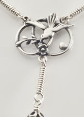 Pocket Confirmation Rosary: Silver with Connemara Marble
