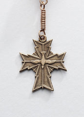 Pocket Confirmation Rosary: Bronze with Smoky Quartz